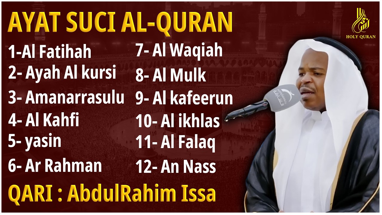 Alquran Dengan Suara Yang Sangat Indah | Alfatiha, Alkahfi,Yasin,Alwaqia, Arrahman,Almulk Almoeathat