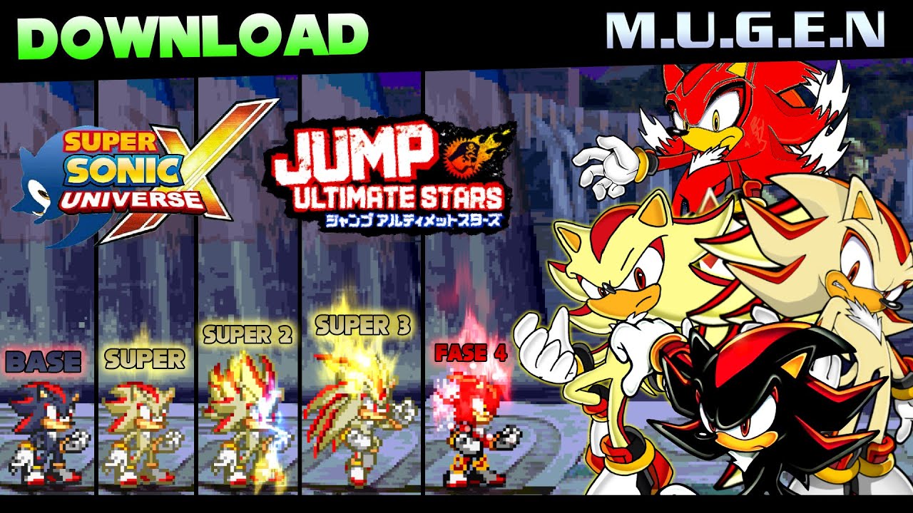 [Download] Shadow GT (Base,SS1,SS2,SS3,SS4) M.U.G.E.N Edit