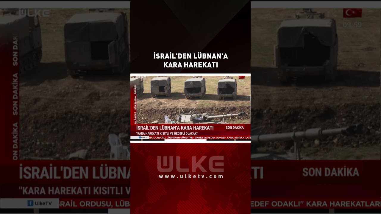 İsrail'den L&uuml;bnan'a Kara Harekatı! #shorts