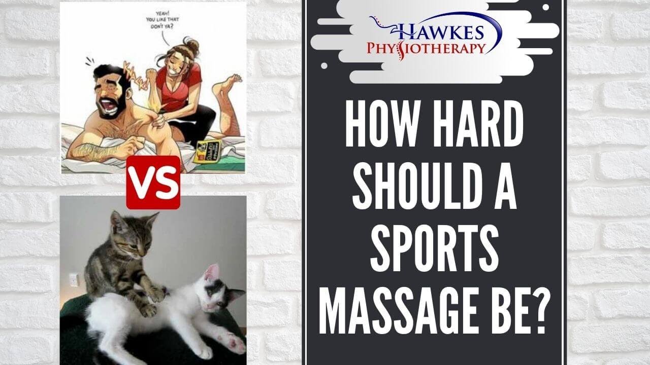 How hard should a sports massage be?