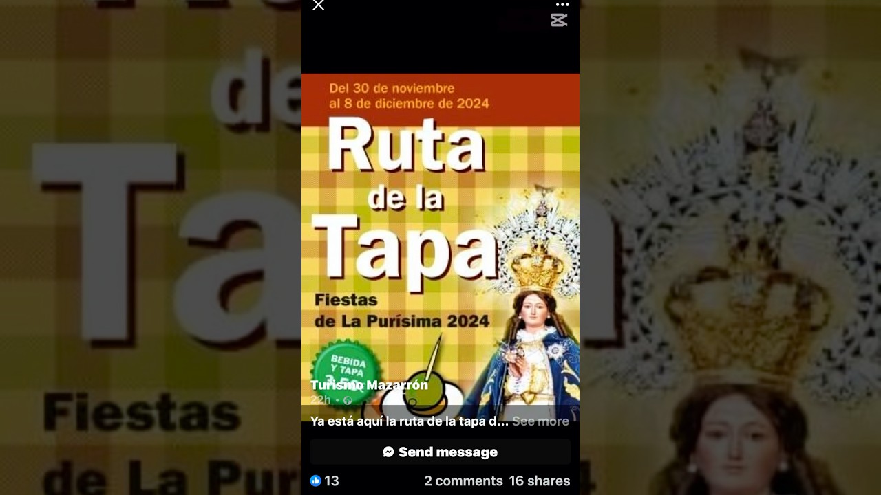 Fabulous taste of Spanish food on  &lsquo;Ruta de La Tapa&rsquo; in Mazarron! #travel #travelreels #tapas