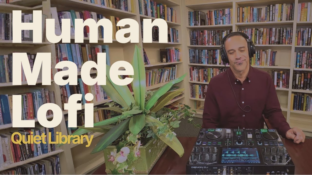 DJ Set in a Library 📚 | Jazzy House Chill Mix for Reading & Relaxing #jazzinstrumental #chillmix