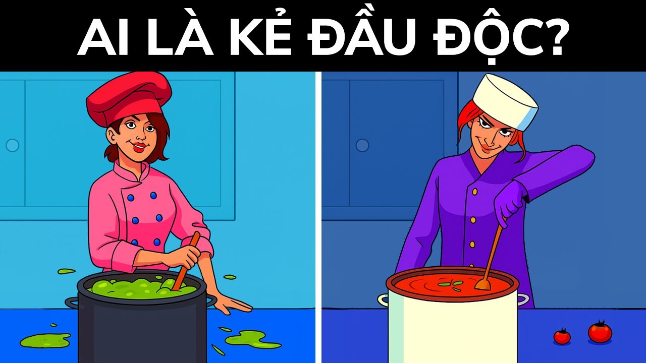 Bạn có thể tìm ra chất độc trước khi quá muộn không? Hãy làm bài kiểm tra thiên tài!