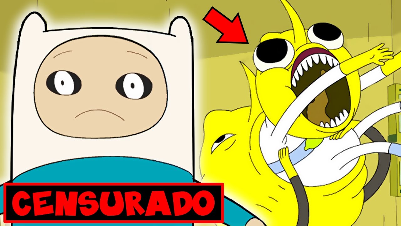 Cenas CORTADAS / CENSURADAS em HORA DE AVENTURA 🚫 😱