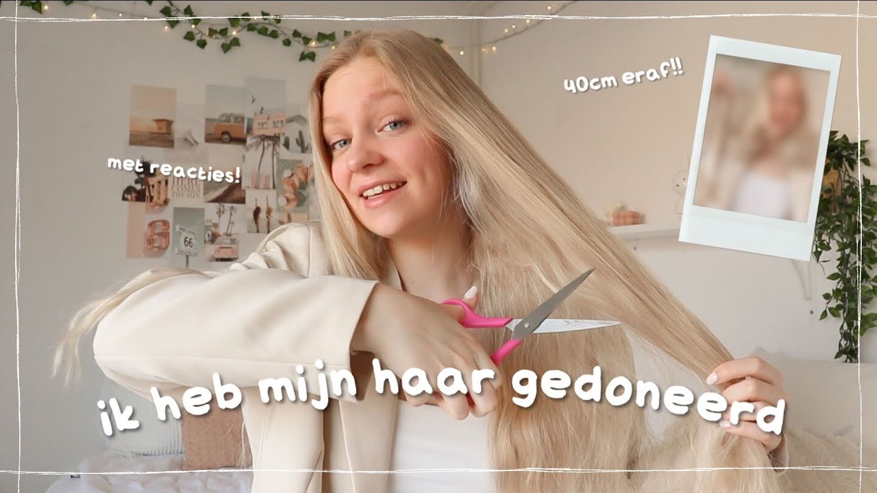 ik heb mijn haar gedoneerd!