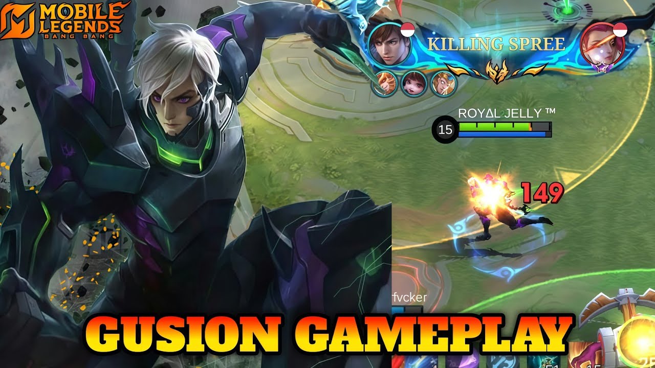 GUSION GAMEPLAY - Mlbb