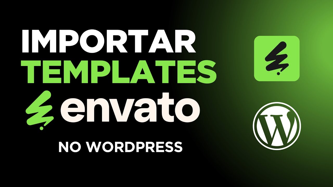 Como Importar e Instalar TEMPLATES  do Envato Elements no Wordpress 2025