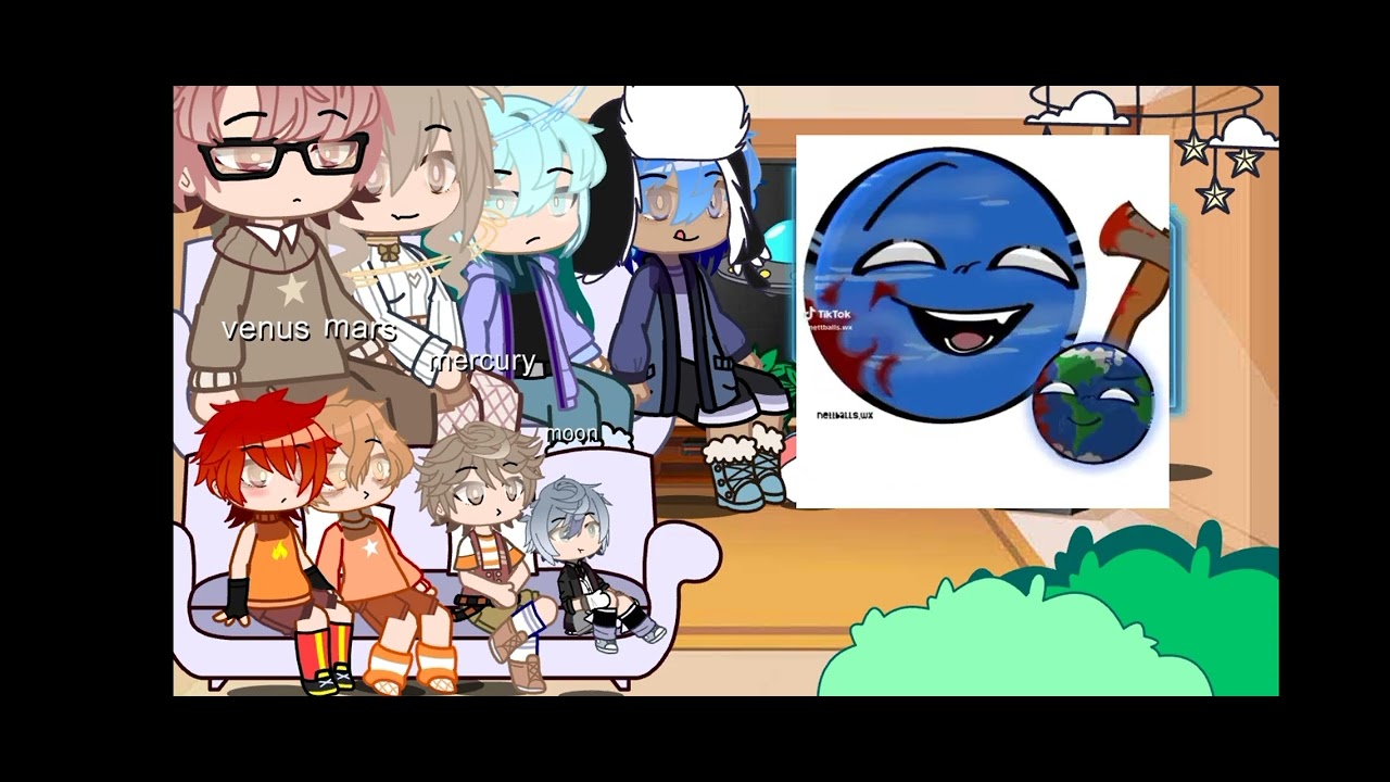 Solarball react to earth+ship|first reaction|#gacha #fypシ゚viral
