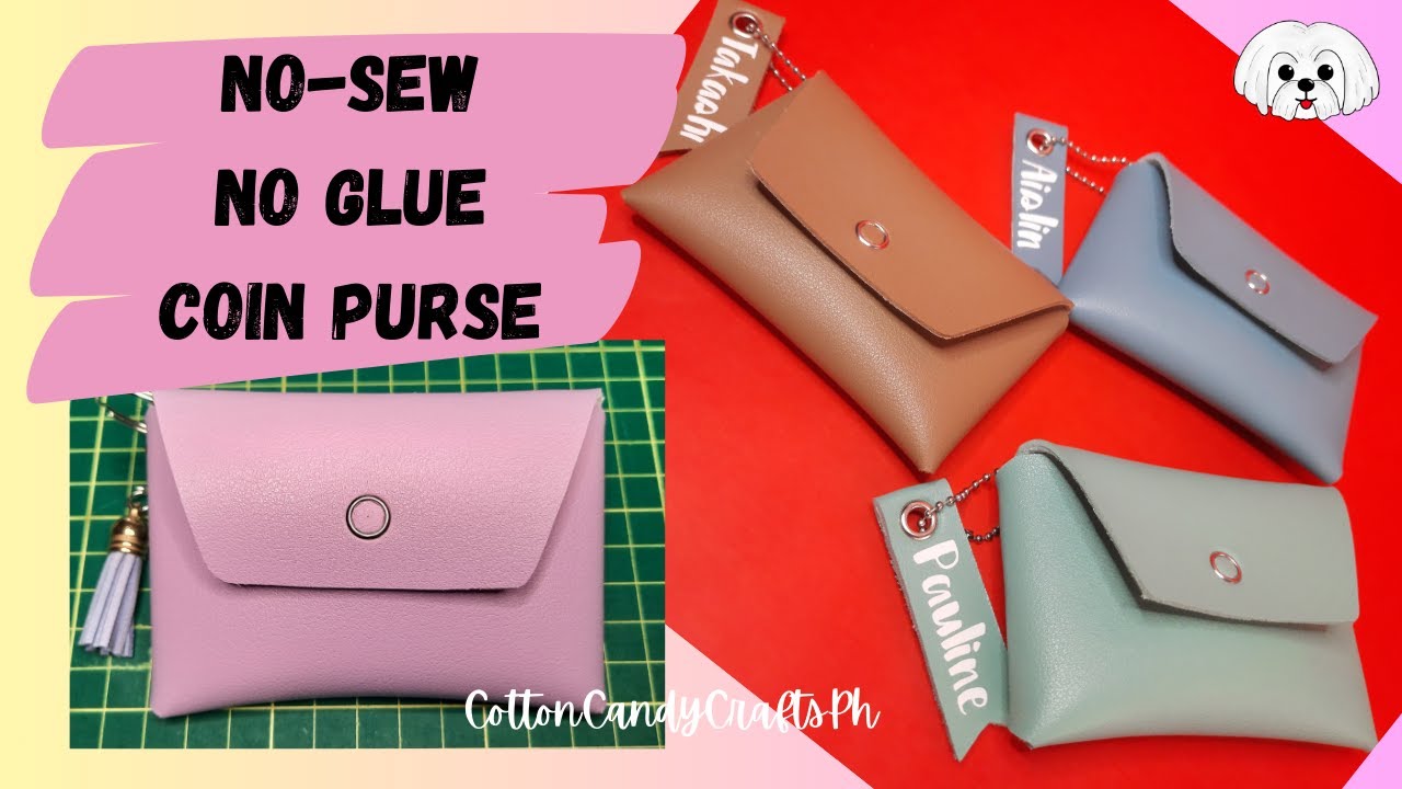 Stitch-less Coin Purse with SVG Template