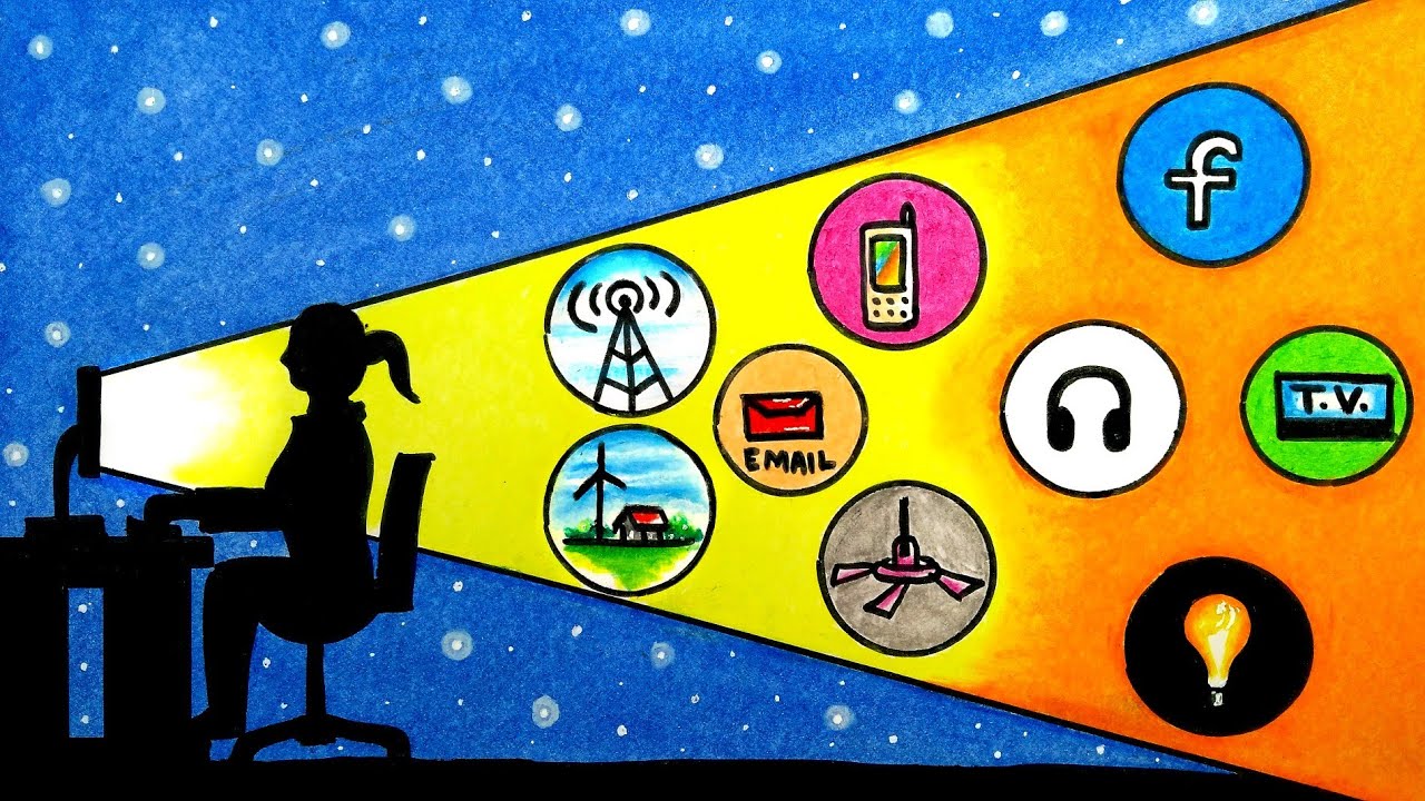 Use of social media as a learning tool drawing/Use of social media as a learning tool painting