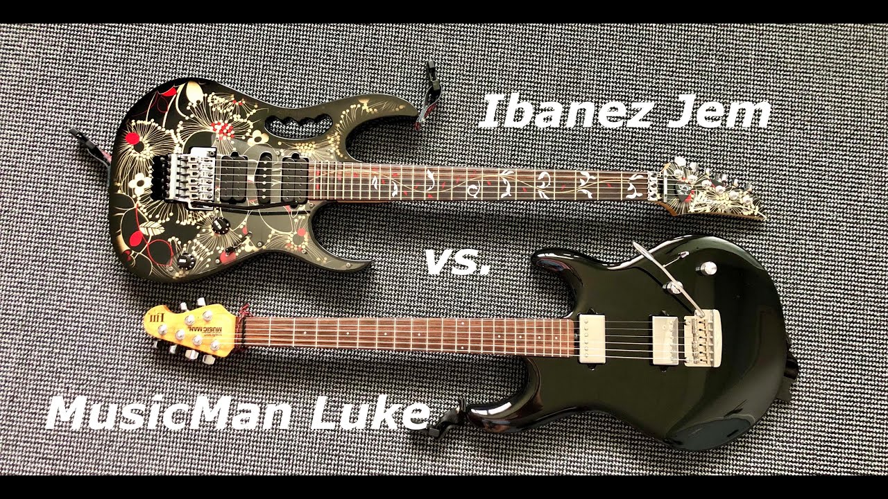 🎸 MusicMan Luke 3 vs Ibanez Jem77 FP2: Steve Lukather vs Steve Vai! 🎸