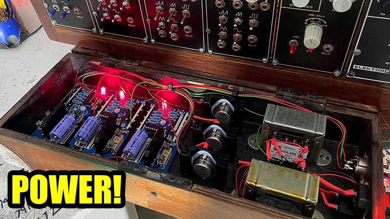 Building An Original FORMANT Modular Synth Power Supply