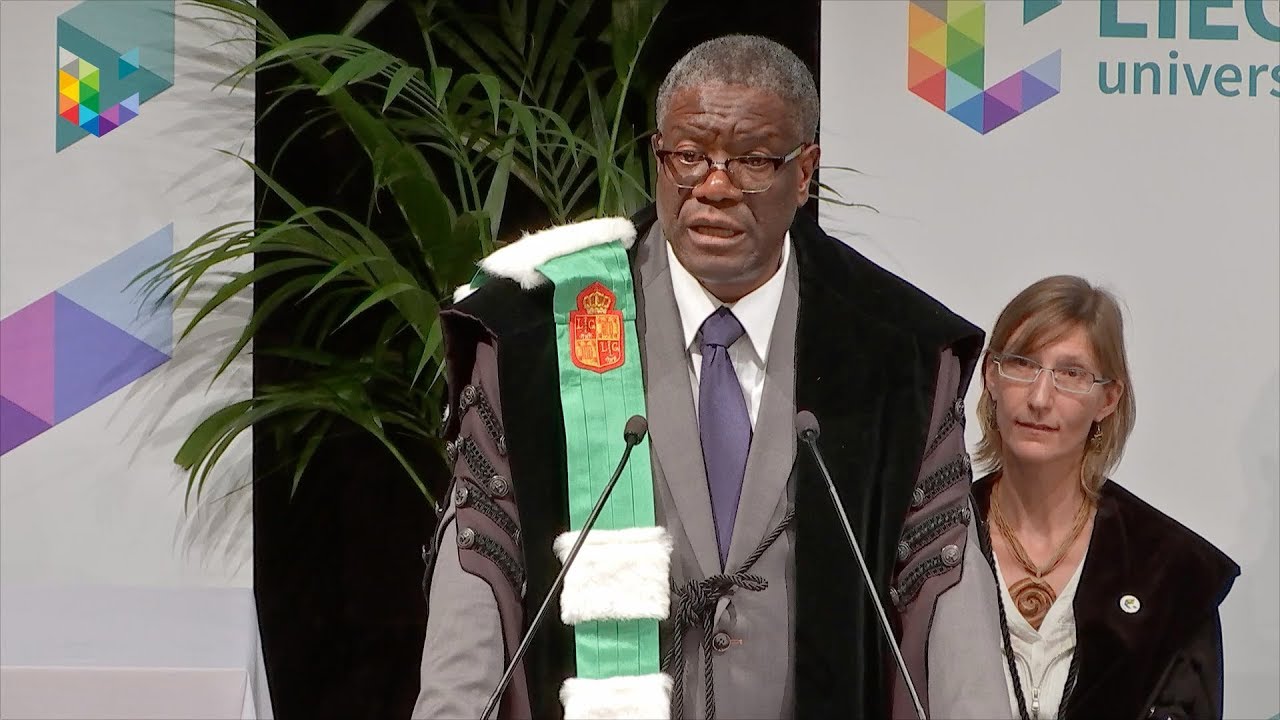 Discours de Denis Mukwege - Rentrée Académique 2018 de l'Université de Liège