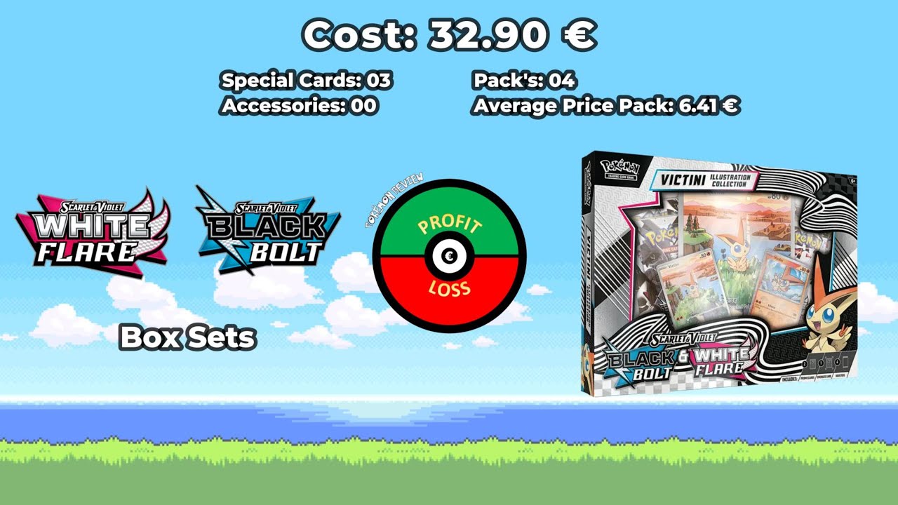 PROFIT OR LOSS? BLACK BOLT & WHITE FLARE • UNOVA VICTINI • ILLUSTRATION COLLECTION
