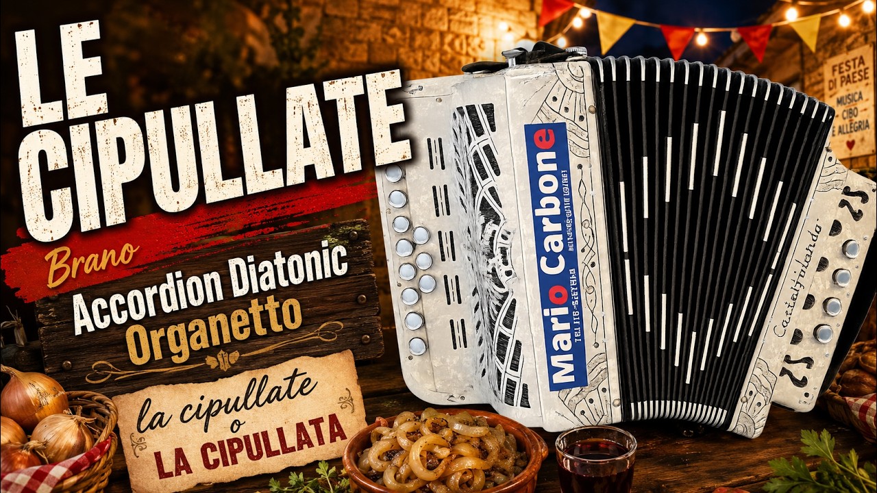LE CIPULLATE  - Brano - Accordion Diatonic - Organetto - 
