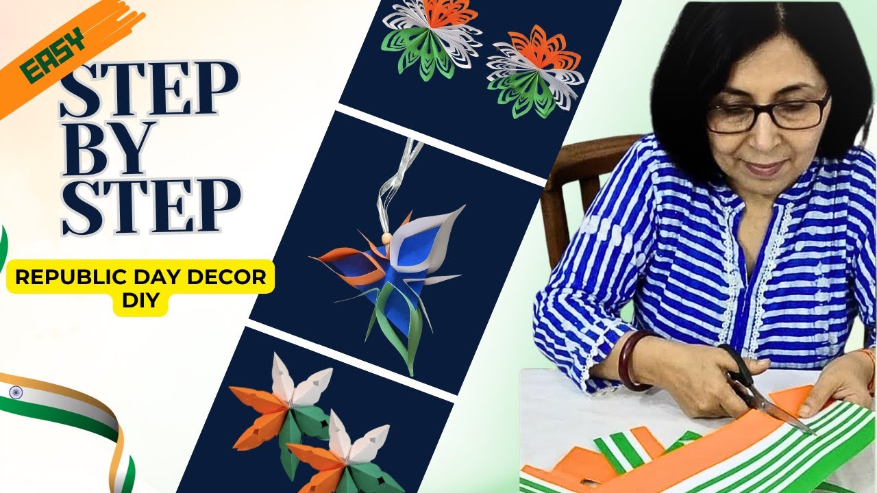 DIY at Home Repuplic Day/ Independence Day Special | Easy Tricolor DIY Crafts