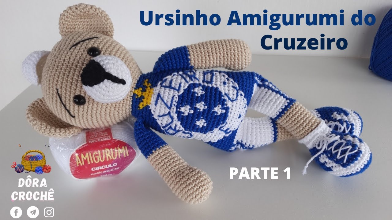 Ursinho do Cruzeiro em Amigurumi | Parte 1