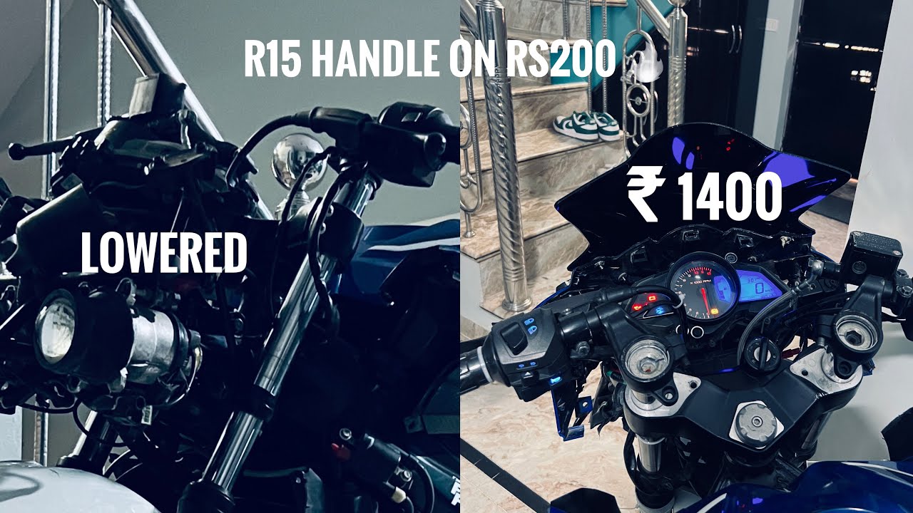 R15 handle bar on rs200 | Dream build rs200 series | Episode 1 | Modified rs200