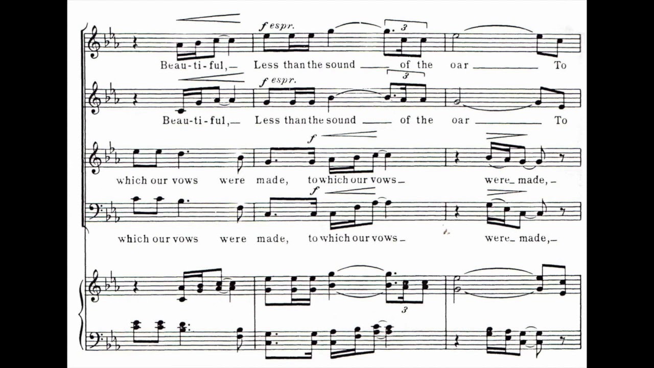 Samuel Barber - To be Sung on the Water (1968)