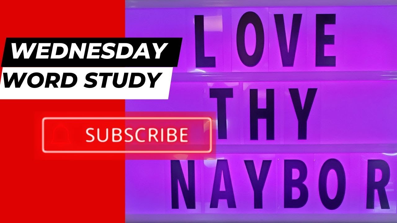 Wednesday Word Study 1 18 2023