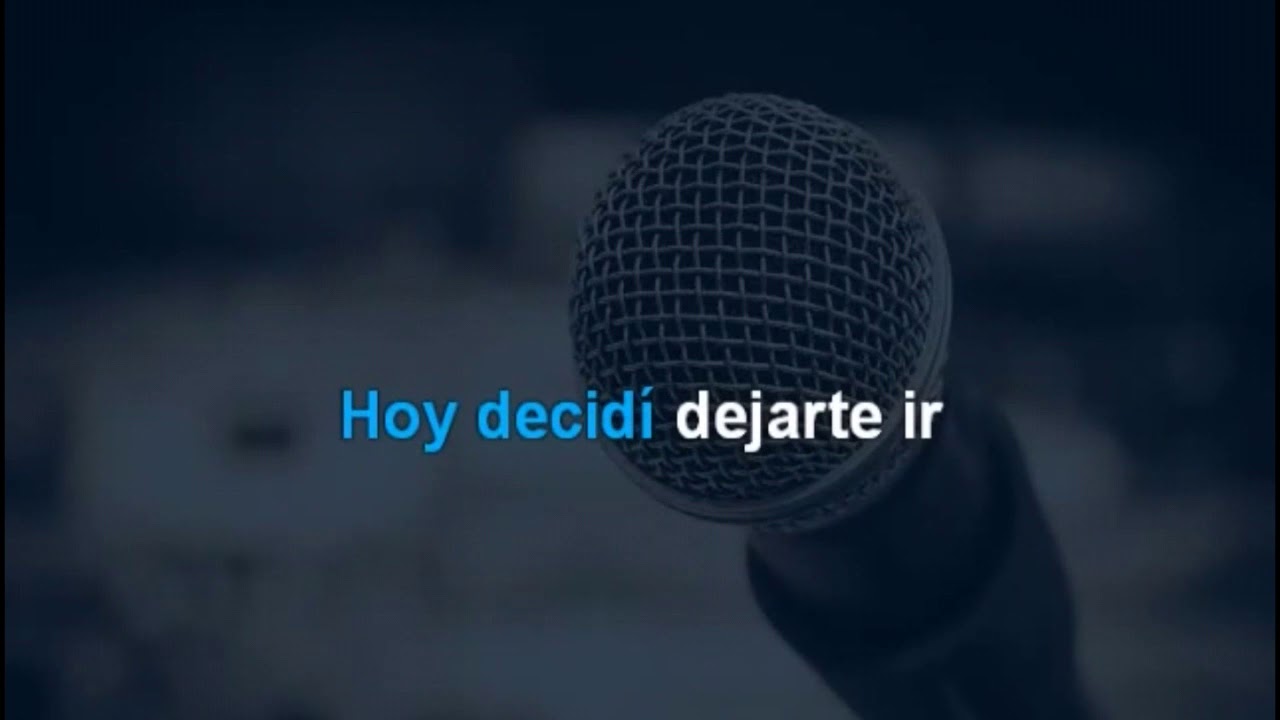 aunque sea en otra vida karaoke