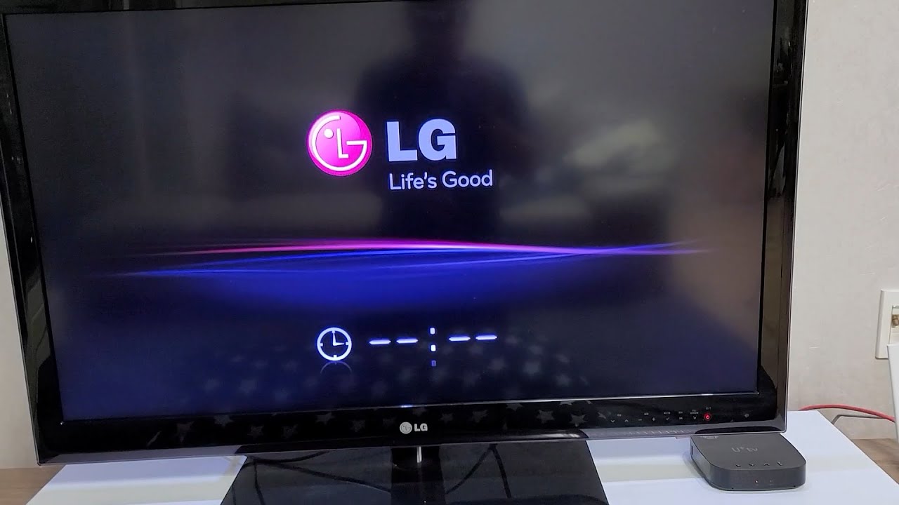 LG TV 티비 로고 lgtv로고 멈춤현상 라이터 하나로 해결!(42LE5500)