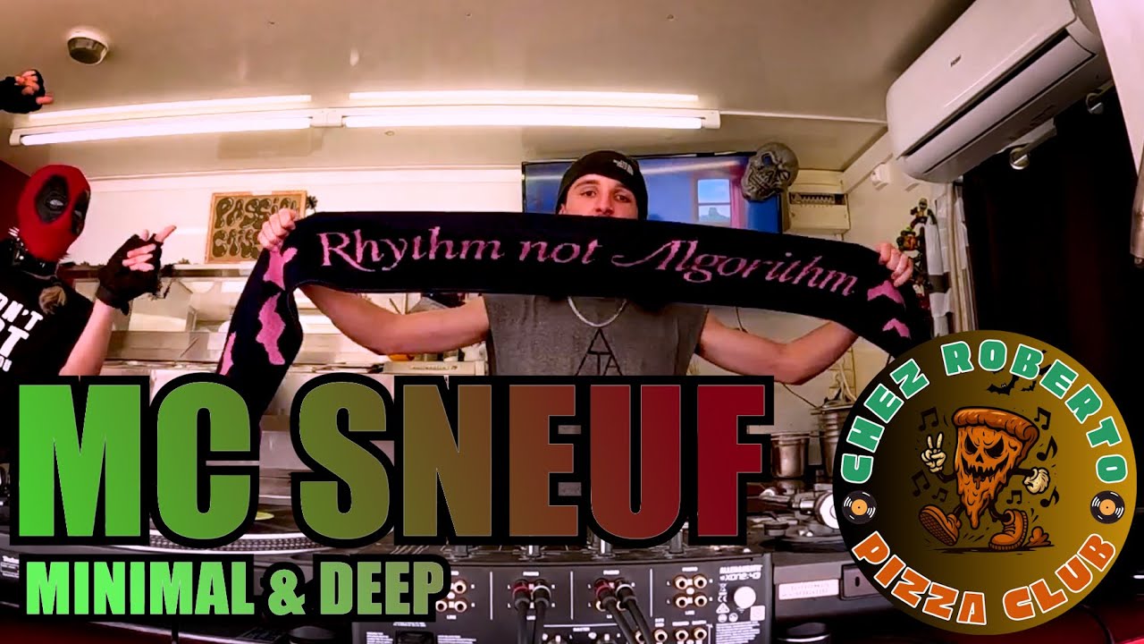 MC SNEUF @ CHEZ ROBERTO PIZZA CLUB 🍕 | Minimal & Deep — Full Vinyl DJ Set