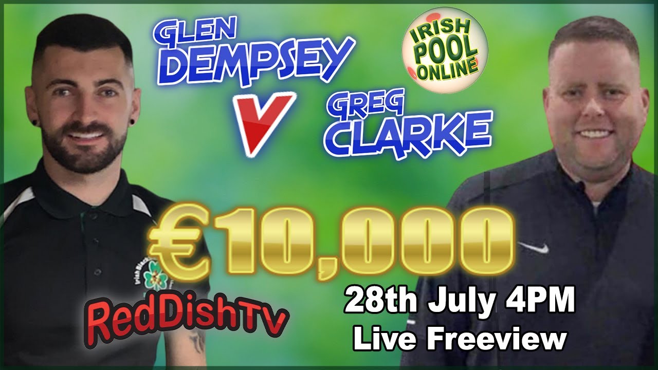 Glen Dempsey V Greg Clarke - €10,000 Blackball Money Match - Fairview Snooker Club Dublin
