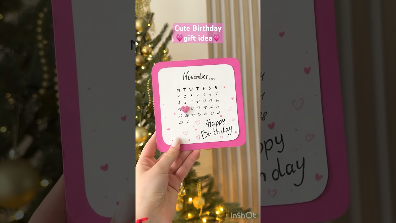 Cute birthday gift idea💗