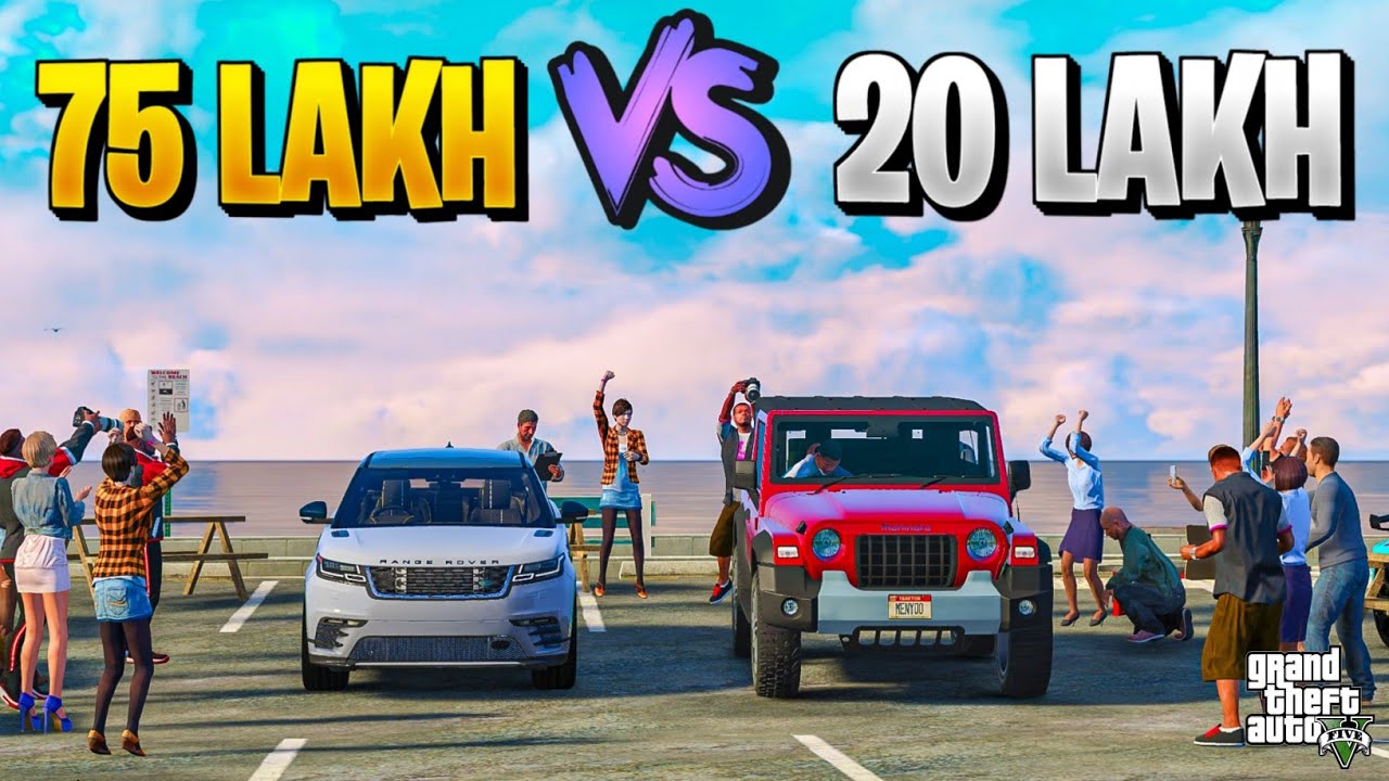 Range Rover Vs Thar in GTA 5!