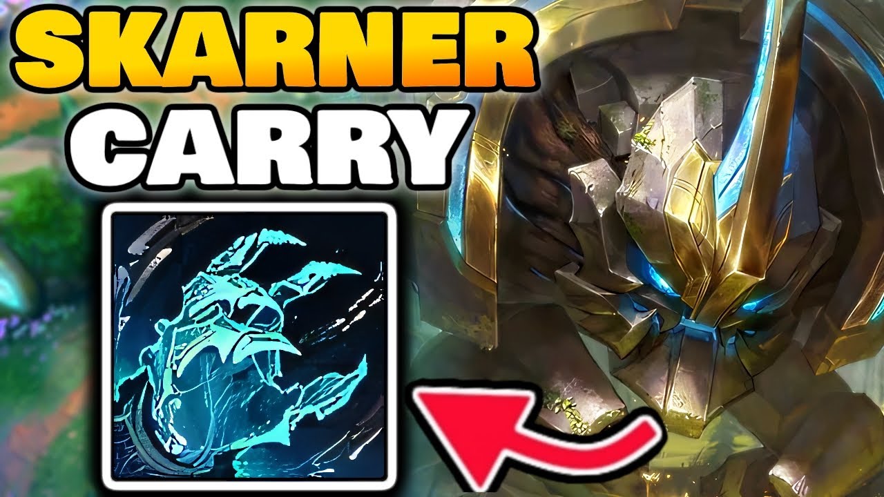How to CARRY on the NEW Reworked Skarner Jungle | Skarner Jungle Gameplay Guide S14 Runes & Build