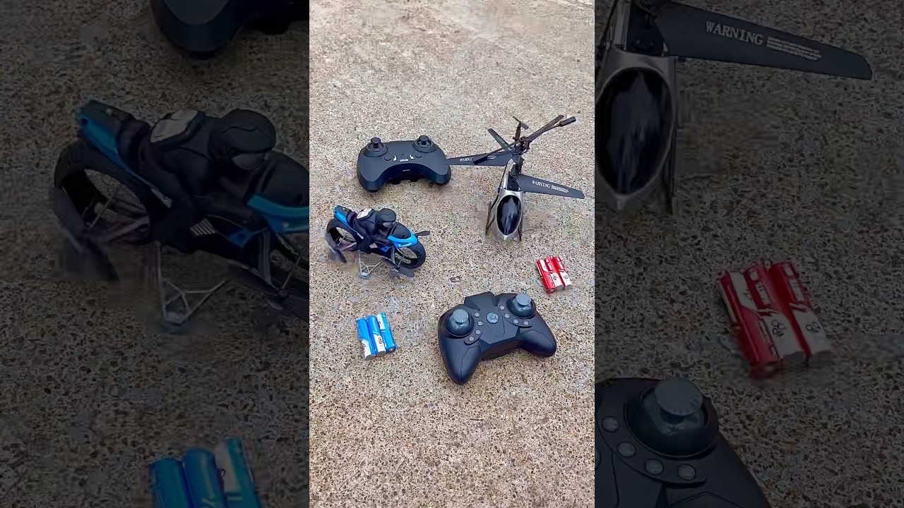 Remote Control DroneBike & Helicopter Testing #bike #drone #helicopter #toys #shorts #redkashshorts