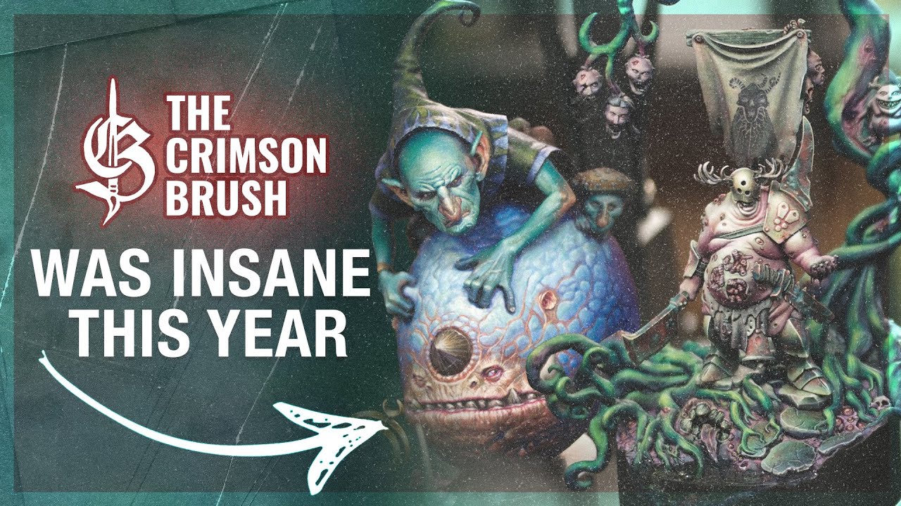 Australia's BEST miniature painting competition (The Crimson Brush 2026)