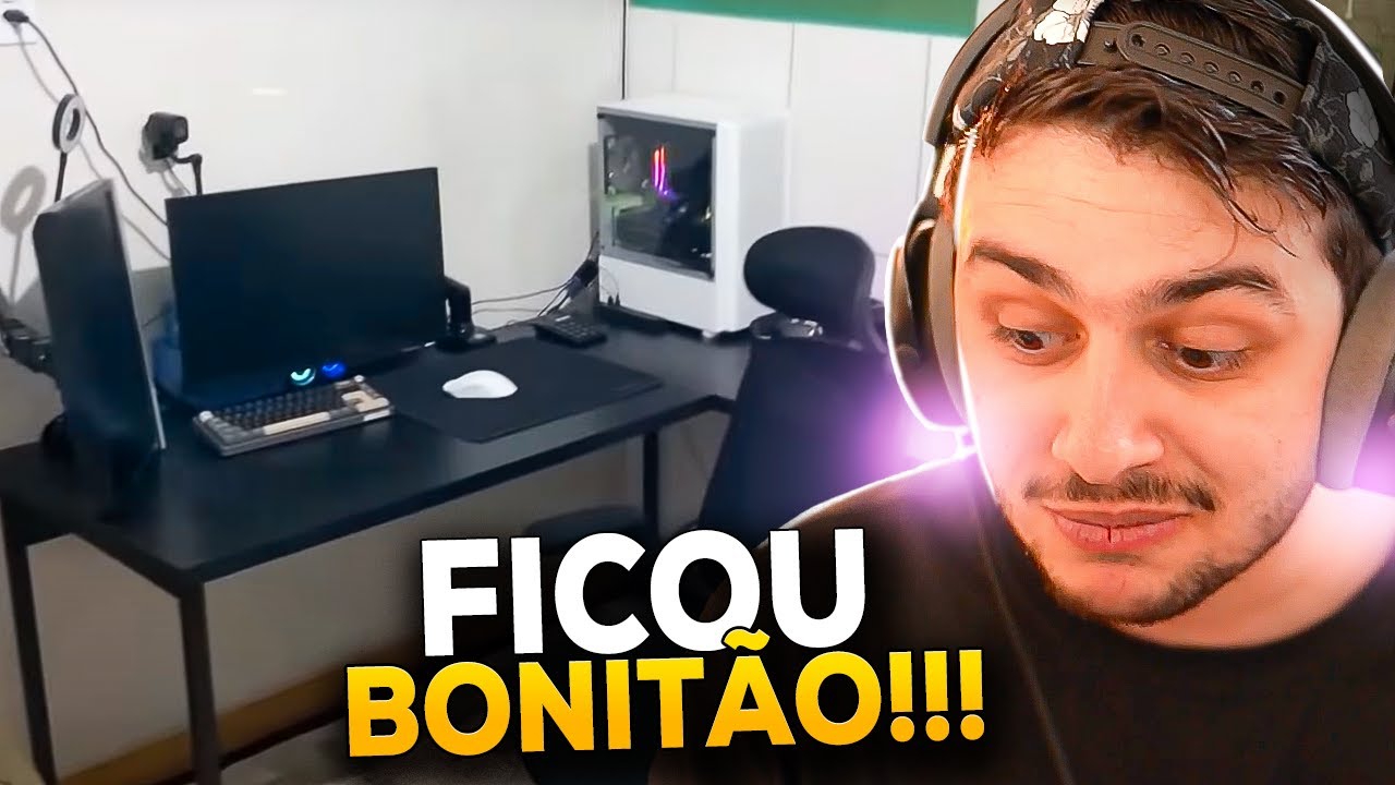 GABE REAGE REFORMEI MEU QUARTO GAMER DE POBRE