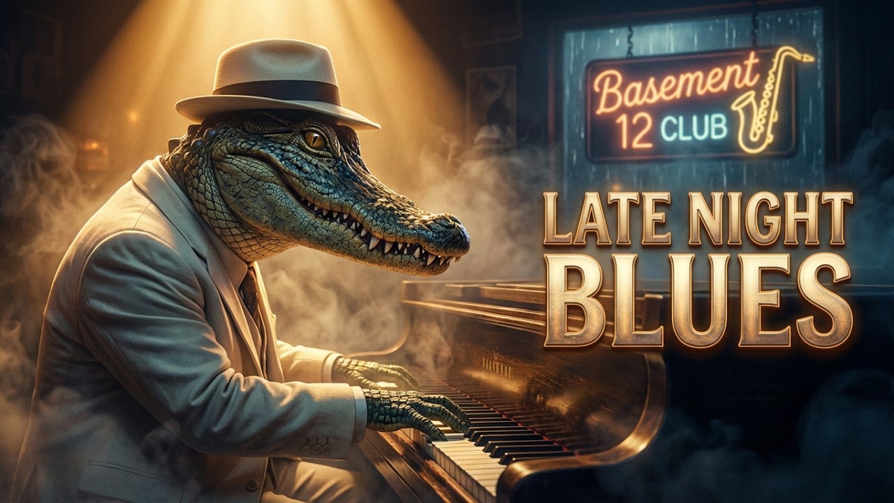 DEEP New Orleans Blues for Late Night Focus - 1H30 Basement 12 Club