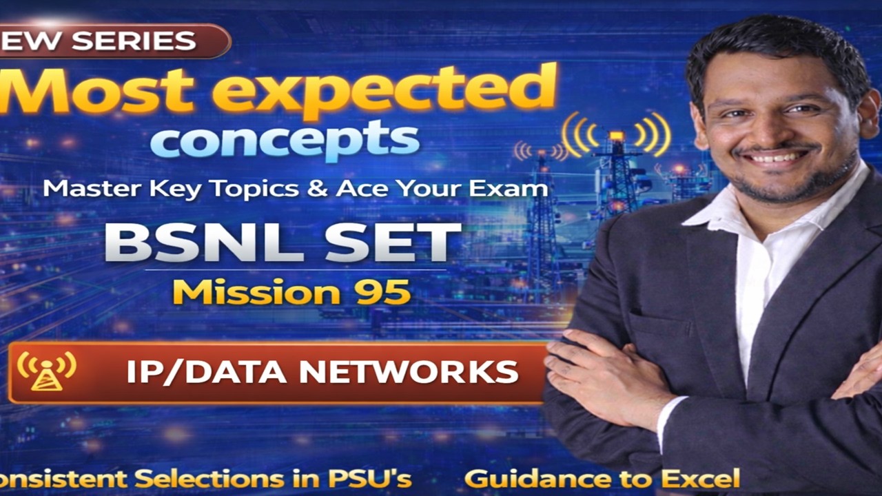 BSNL SET EXAM PREPARATION | IP/DATA NETWORKS | MOST EXPECTED QUESTIONS #bsnl |
