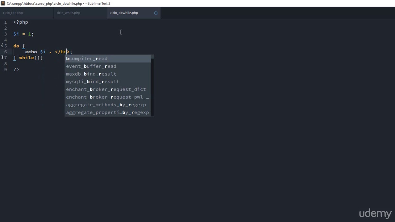 022 Ciclo Do While PHP