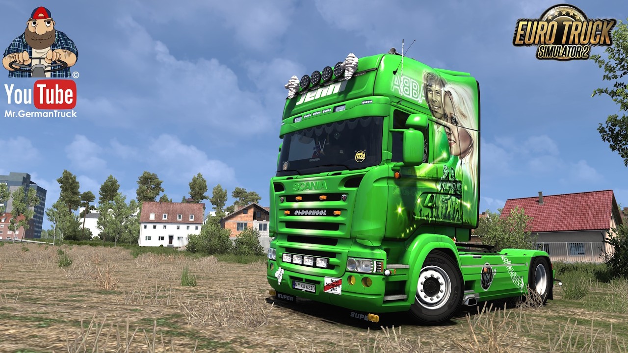 Euro Truck Simulator 2 - Scania RJL with ABBA Skin *Schrauberstunde*