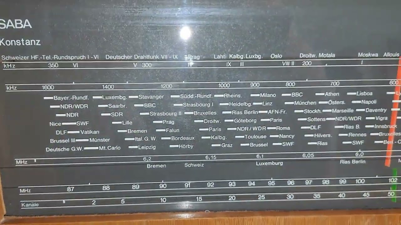 Saba konstanz 18- radio stereo cu lampi-