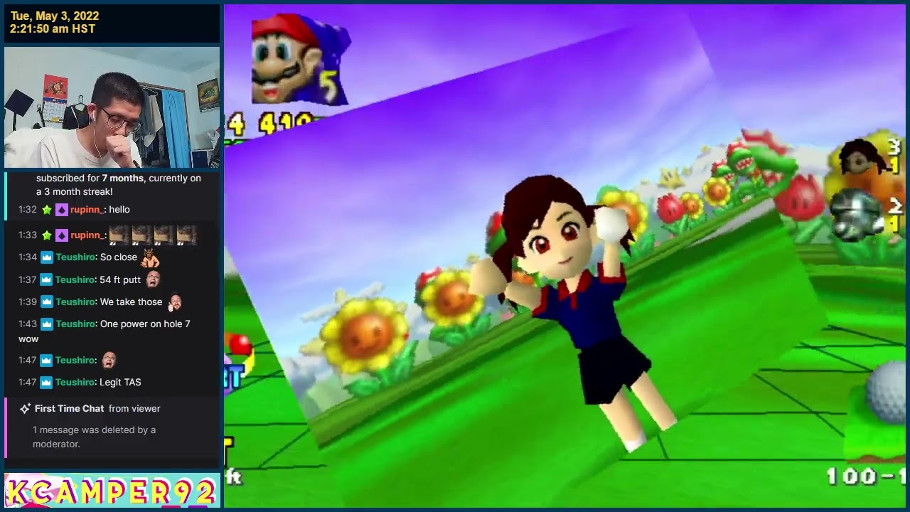 Mario Golf (N64) - Plum vs. CPU Metal Mario - Mario's Star