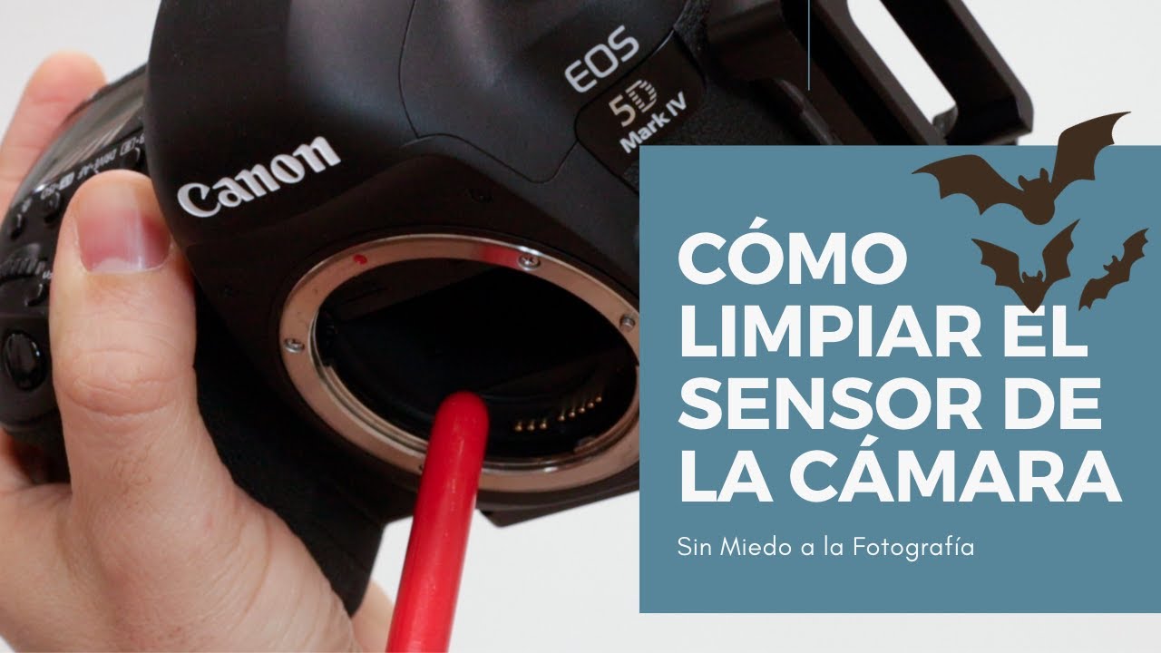Cómo limpiar el sensor de la cámara