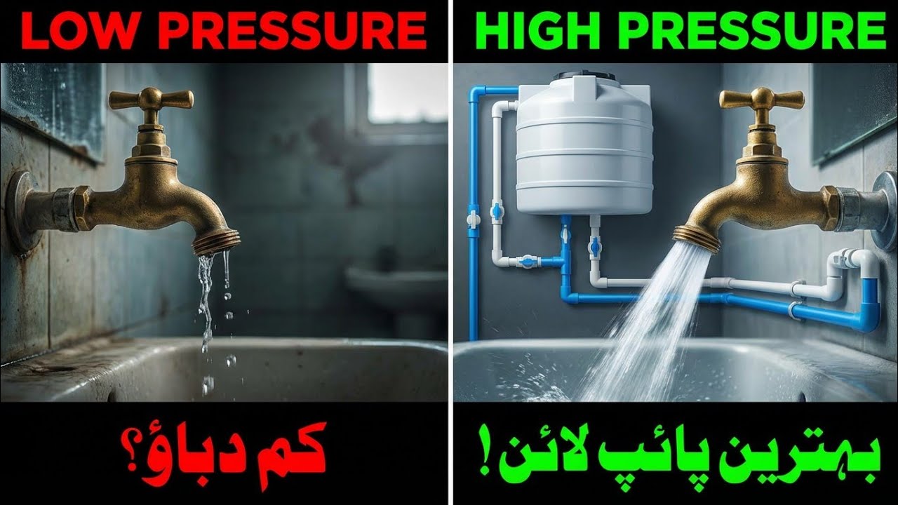 Water Tank  | Water Tank Pipeline for Increase Water Pressure | Plumbing Tips @bakhshtechnical 