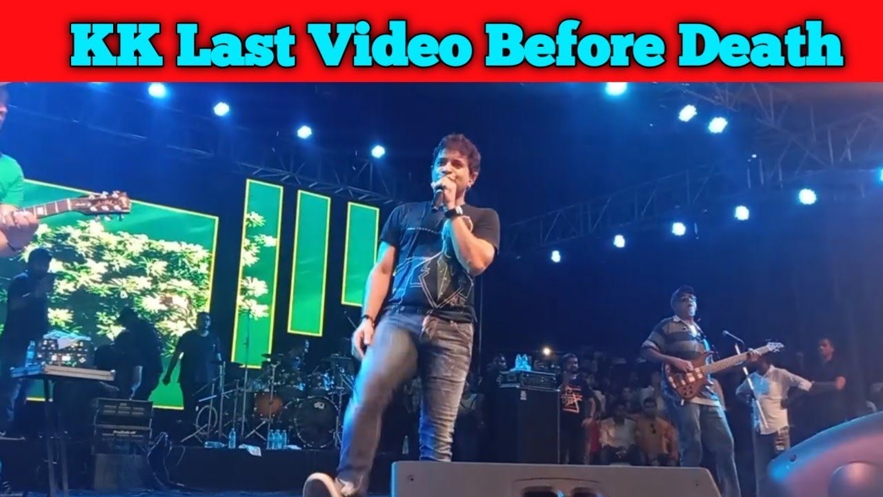 Singer kk last video before death 😭💔 RIP KK