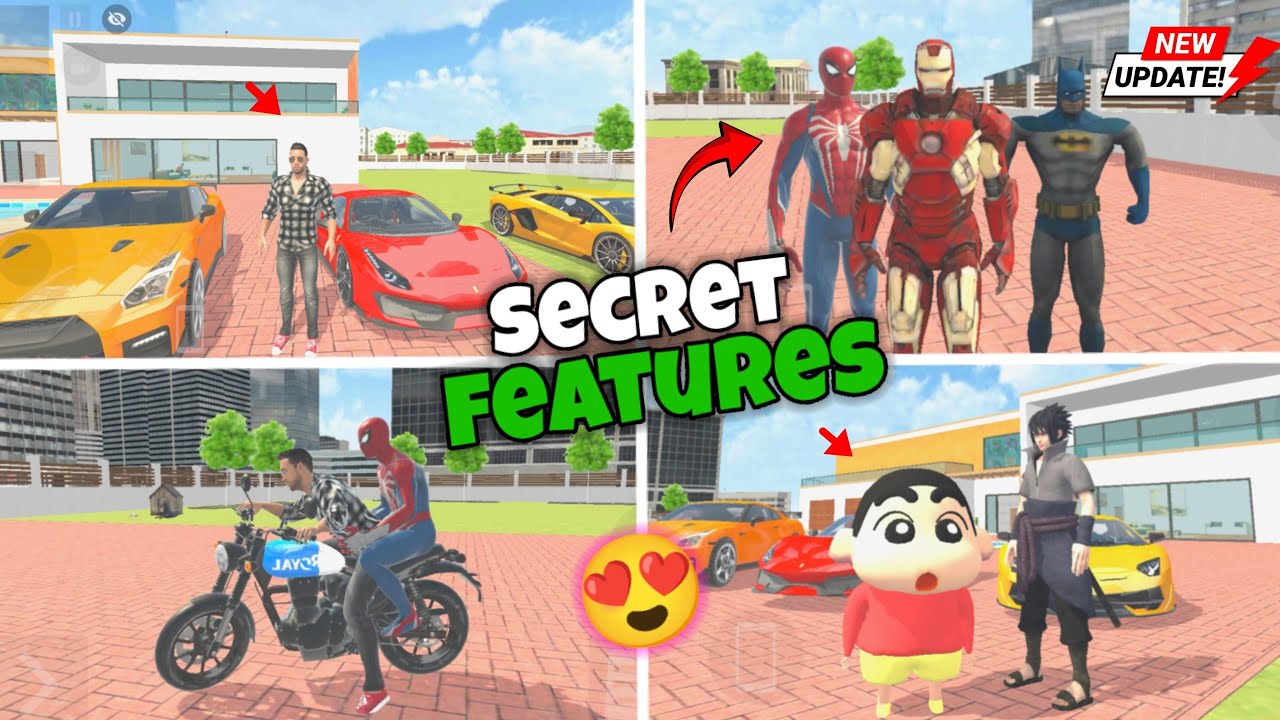 INDIAN THEFT AUTO SIMULATOR: 🚀 2025 New Update ❤️ SHINCHAN + SPIDERMAN + NEW CARS 🤯 