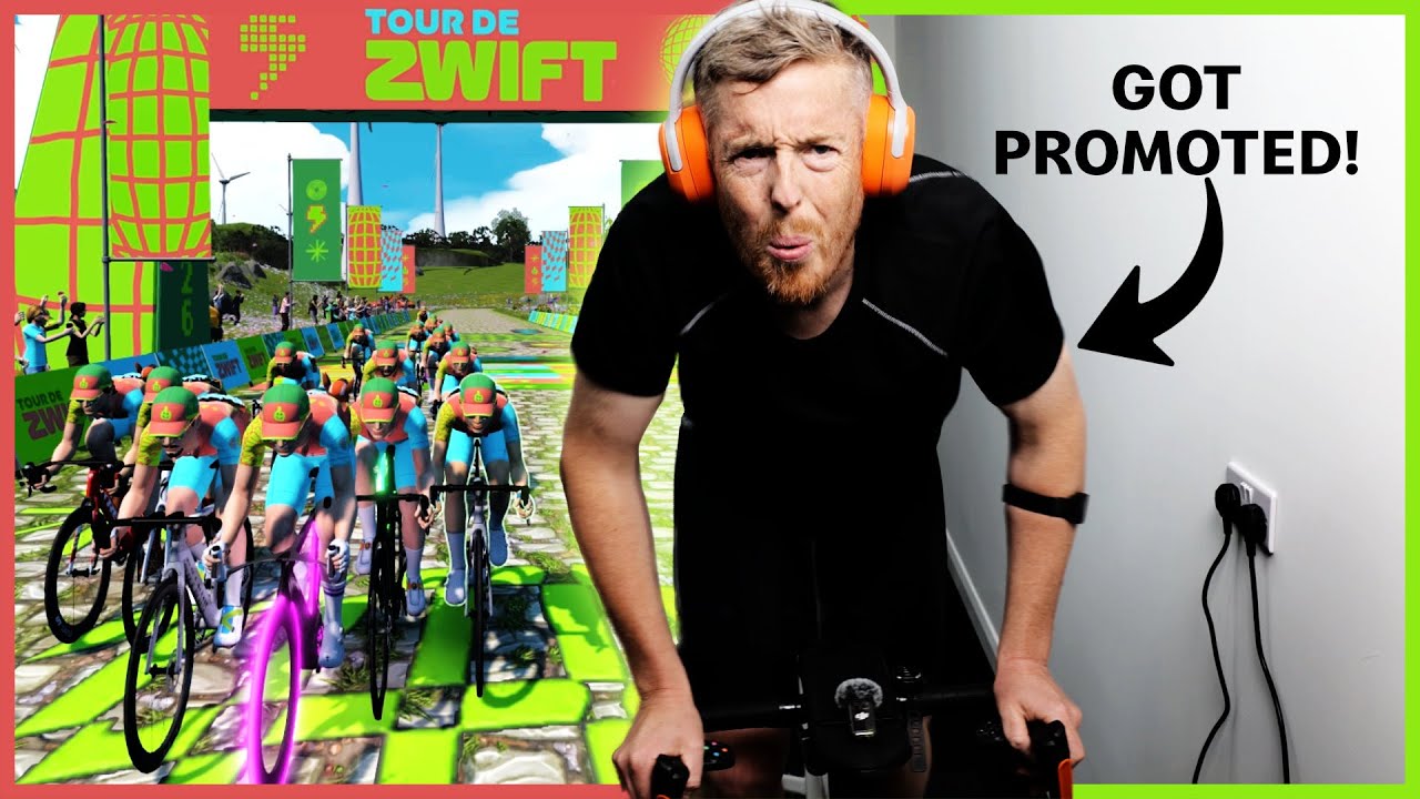Can I SURVIVE a Tour De Zwift RACE?