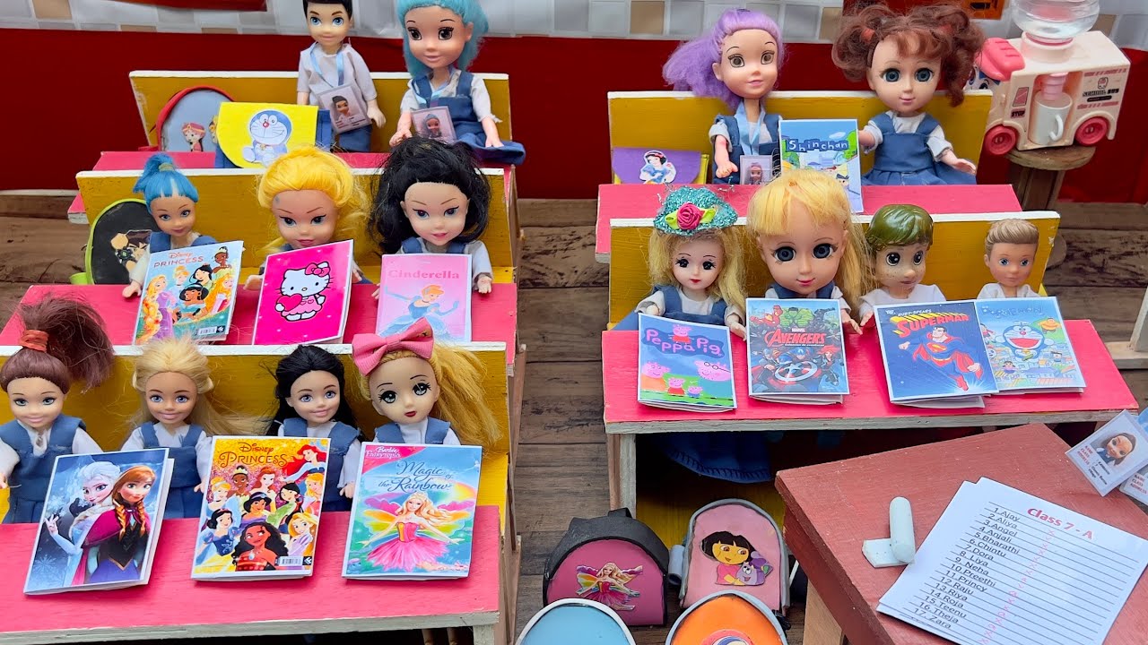 Barbie School Day 1 🎉 Notebook Distribution in Tamil | Barbie Tamil Channel School Videos