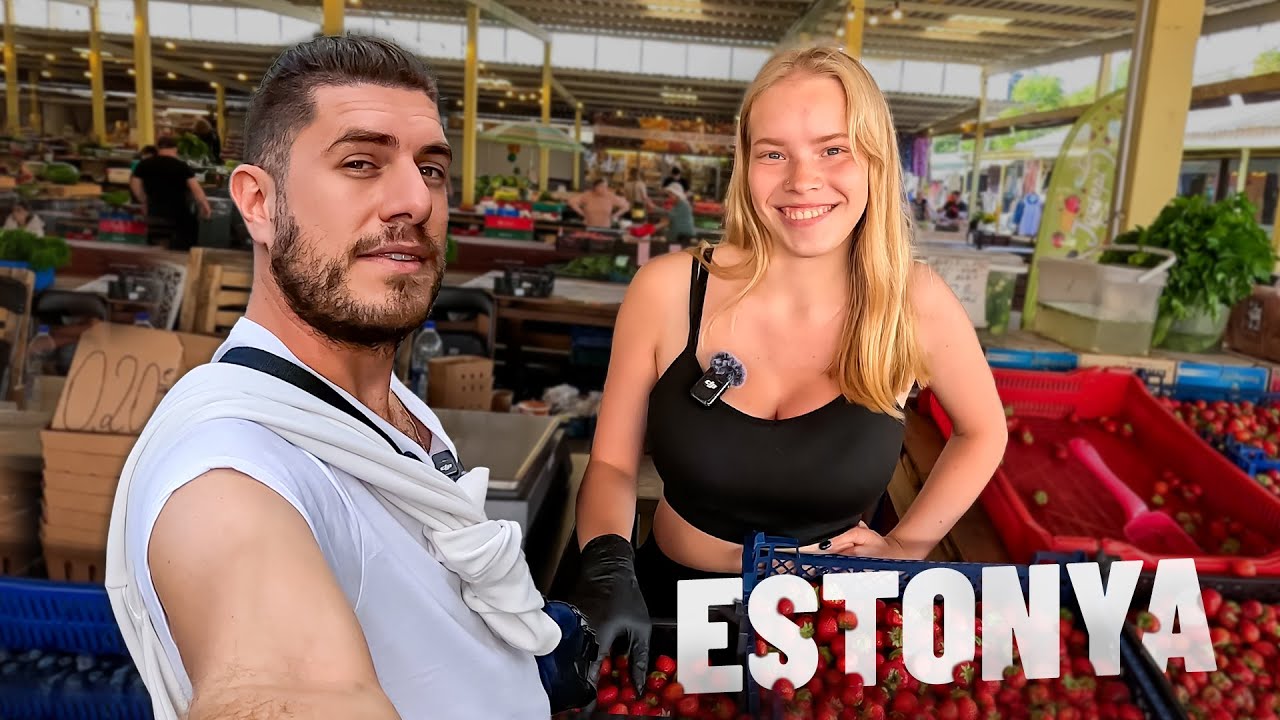 Estonya Yerel Pazarı Sizi Çok Şaşırtacak | Tallinn - 360 🇪🇪
