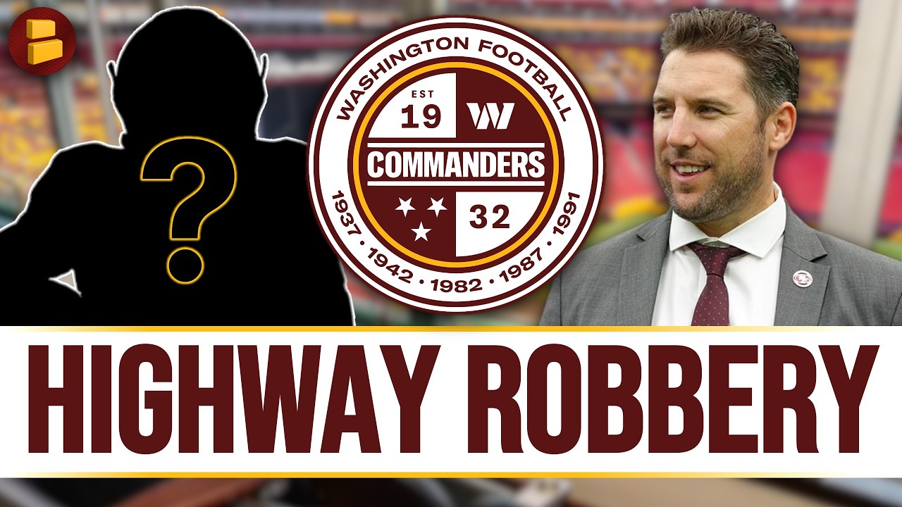 Commanders GM Adam Peters Pulled Off HIGHWAY ROBBERY With A Rookie That Projects As A Day 1 Impact