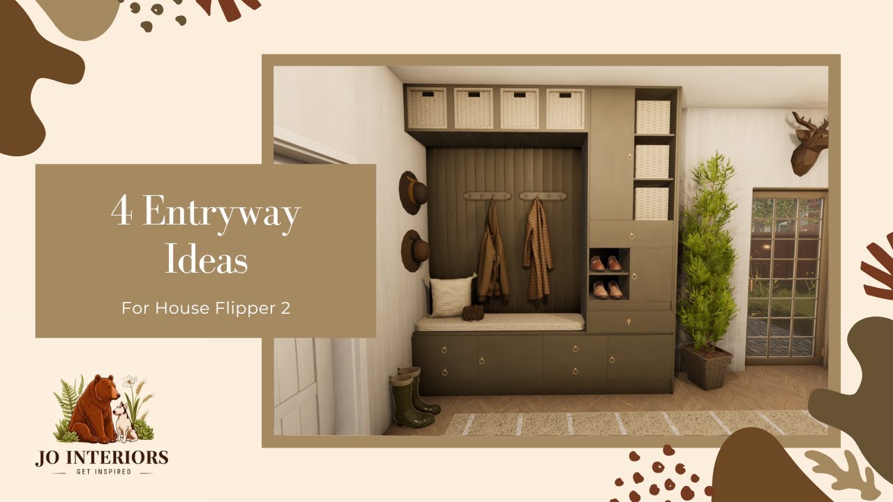House Flipper 2 - 4 Entryway Ideas