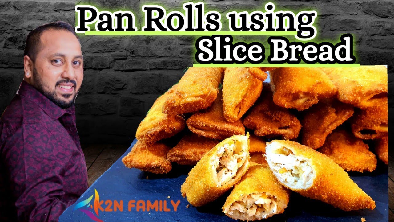 Pan Rolls | Pan Rolls using Slice Bread | Party Snacks | Quick and easy Snacks.